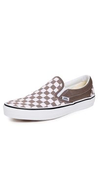 Vans Classic Slip On Sneakers Color Theory Checkerboard Walnut M 5/ W 6.5