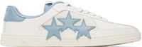 AMIRI White & Blue Pacific Sneakers