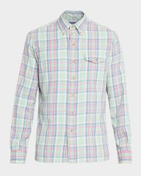 Men's Classic Fit Plaid Twill Shirt