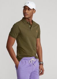 Polo Ralph Lauren - Polo en coton piqué - Taille XL - Kaki