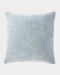 Bandalia Wave Pleat Pillow, 22"Sq.
