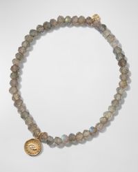 Sapphire & Turquoise Evil Eye Chain Bracelet