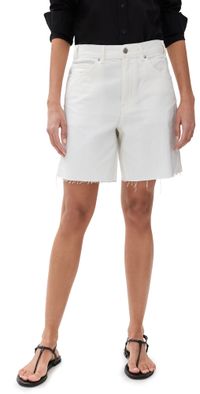 Nili Lotan Russel Denim Shorts Cream 28