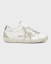 Super-Star Mixed Leather Sneakers