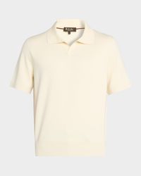 Men's Empire Wool Jersey Knit Polo Shirt