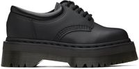 Dr. Martens Chaussures oxford 8053 noires en cuir végétalien à semelle Quad