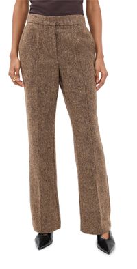 ALIGNE Lena Wool Mix Trousers Brown 0