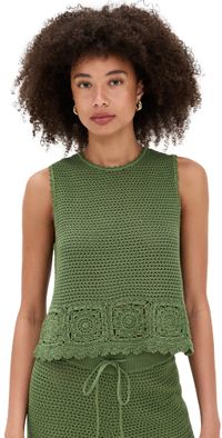 RAILS Hazel Top Dill L