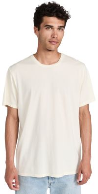 Marine Layer Signature Sea Change Crew Tee Antique White S