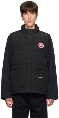 Canada Goose Black Freestyle Crew Down Vest
