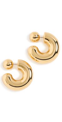 Jenny Bird Tome Large Hoops High Polish Gold One Size