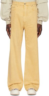 Rick Owens DRKSHDW Jean Geth jaune