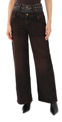 SIMKHAI Kove Double Waistband Jeans Terranea 26