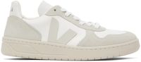 VEJA Baskets V-10 beige et blanc en B-Mesh