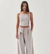 Alohas - Pantalons en coton - Taille L - Marron