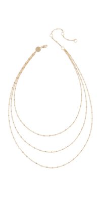 Jennifer Zeuner Jewelry Marchel Necklace Gold Vermeil One Size