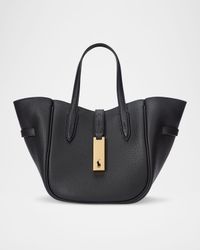 Small Grain Leather Tote Bag