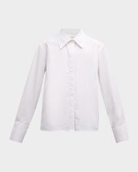 Fitted Button-Down Cotton Shirt
