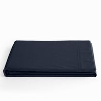 Coton Pur - Drap plat prémium pour lit 1 place 2 places - Taille 240x300 cm - Bleu