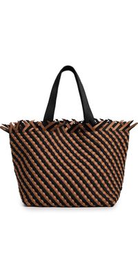 NAGHEDI Havana Striped Medium Tote Algarve One Size