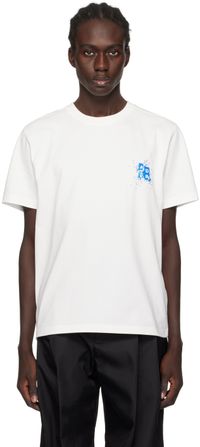 ADER error White Crystal-Cut T-Shirt