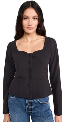 PAIGE Rhea Top Black 00