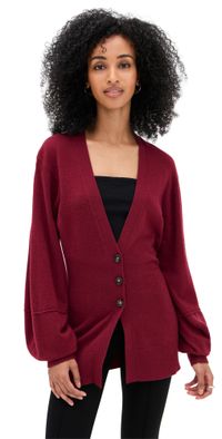 The Garment Como Sleeve Cardigan Grey Melange 4