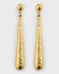 Hammered Gold Earrings