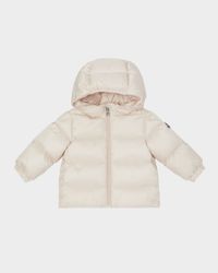 Girl's Sharon Long Season Hooded Down Jacket, Size 6M-3