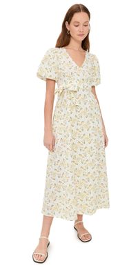 La Maregold Flora Wrap Dress Vine Floral M