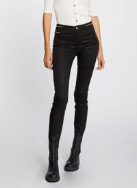 Morgan - Pantalon slim enduit - Taille 46 - Noir