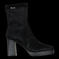 Les Tropeziennes Par M.belarbi - Bottines à talons en cuir velours - Taille 41 - Noir