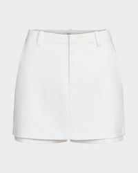 Tailored Mid-Rise Skort