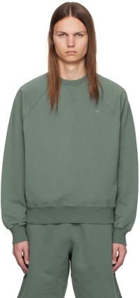 AMI Paris Green Ami de Coeur Sweatshirt