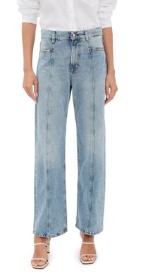 House of Dagmar Loose Fit Denim Jeans Light Blue 24