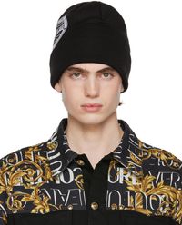 Versace Jeans Couture Black Space Beanie