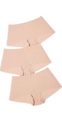Hanky Panky Breathe Soft Boy Shorts 3 Pack Taupe M