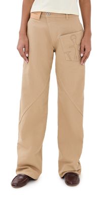 JW Anderson Twisted Workwear Trousers Steel Blue 25