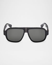 Roller Spiked Aviator Sunglasses