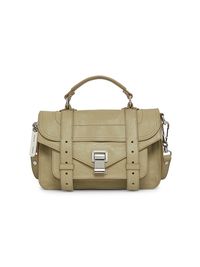 Women's PS1 Tiny Leather Bag - Cement