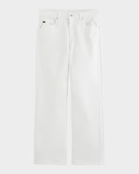 Brinley Mid-Rise Straight Crop Jeans