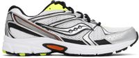 Saucony White & Silver Grid Ride Millennium Sneakers