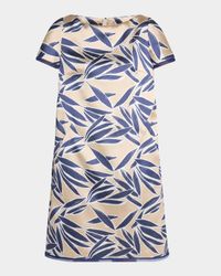 Safari Jacquard A-Line Dress