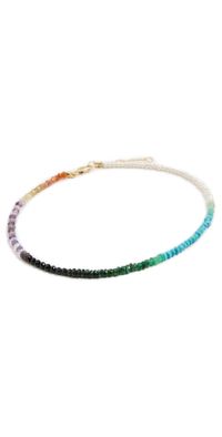 SHASHI Natasha Gemstone Anklet Phoenix One Size