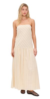 Bec + Bridge Peyson Maxi Dress Cream/Black Stripe 12