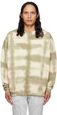 Alchemist Beige & Green Laundry Lab Sweatshirt