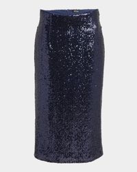 Sequined Pencil Skirt