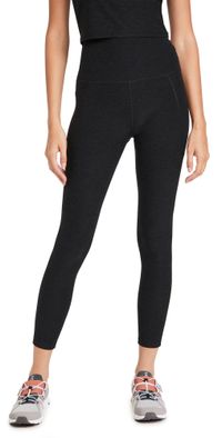 Beyond Yoga Spacedye Out Of Pocket High Waisted Midi Leggings Darkest Night XXS