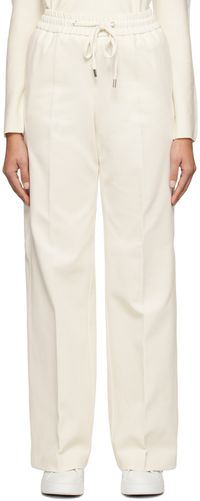 BOSS White Drawstring Trousers