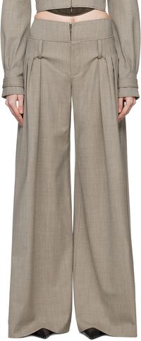 KNWLS Gray Bayon Trousers